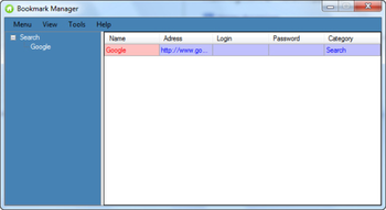 Eji Bookmark Manager screenshot