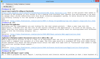 eJobsTracker screenshot