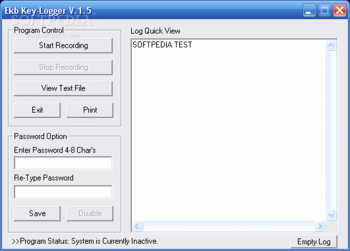 Ekb Key Logger screenshot