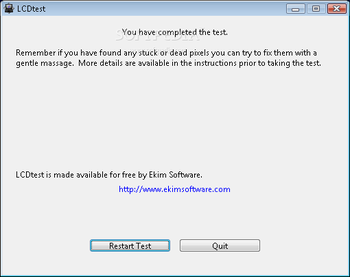 Ekim LCDtest screenshot 2