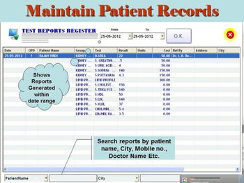 eLab Clinical Labs Software screenshot 9