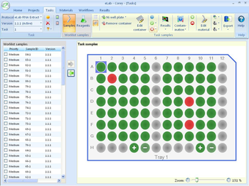 eLab screenshot 2