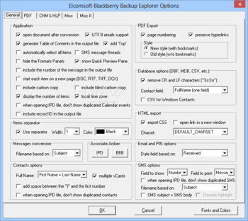 Elcomsoft Blackberry Backup Explorer screenshot 3