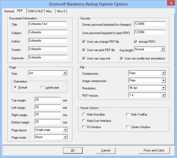 Elcomsoft Blackberry Backup Explorer screenshot 4