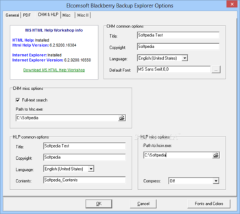 Elcomsoft Blackberry Backup Explorer screenshot 5