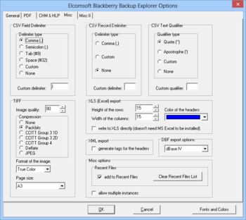 Elcomsoft Blackberry Backup Explorer screenshot 6