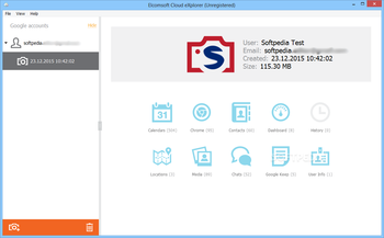 Elcomsoft Cloud eXplorer screenshot 4