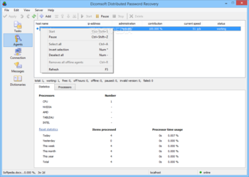 Elcomsoft Distributed Password Recovery screenshot 4