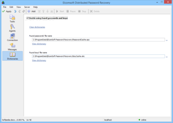 Elcomsoft Distributed Password Recovery screenshot 7
