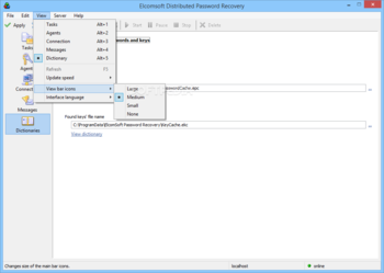 Elcomsoft Distributed Password Recovery screenshot 8
