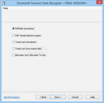 Elcomsoft Forensic Disk Decryptor screenshot 2
