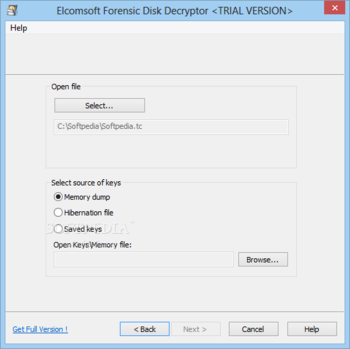 Elcomsoft Forensic Disk Decryptor screenshot 3