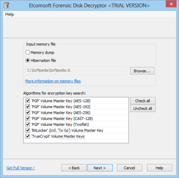Elcomsoft Forensic Disk Decryptor screenshot 4