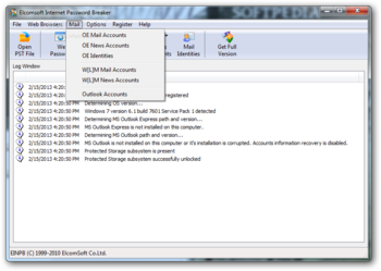 Elcomsoft Internet Password Breaker screenshot 2