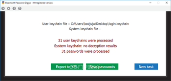 Elcomsoft Password Digger screenshot 2