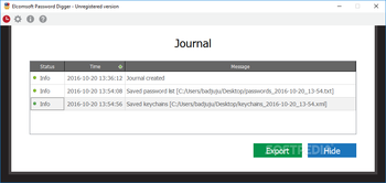 Elcomsoft Password Digger screenshot 3