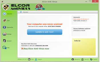 Elcor Anti-Virus screenshot