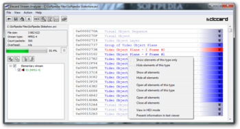 Elecard Stream Analyzer screenshot 2