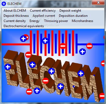 ELECHEM screenshot