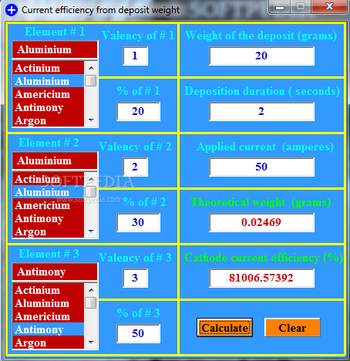 ELECHEM screenshot 2