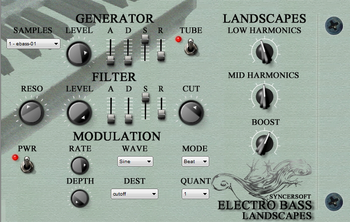 Electro Bass Landscapes screenshot