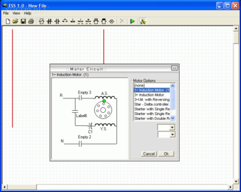 Electromechanical systems simulator screenshot 2