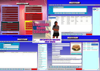 Electronic Home Database screenshot