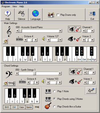 Electronic Piano screenshot