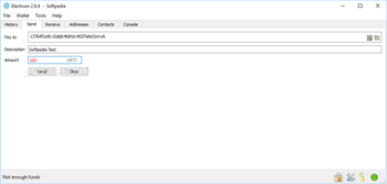 Electrum screenshot