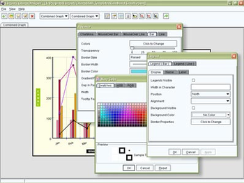 ElegantJ Chart Designer IDE screenshot 2