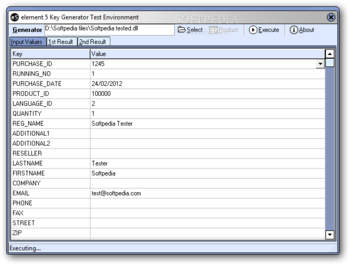 element 5 Key Generator screenshot