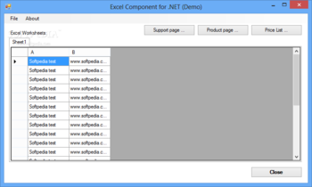 Elerium Excel .NET Writer screenshot