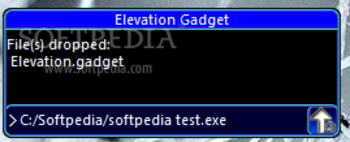 Elevation Gadget screenshot