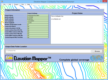 Elevation Mapper screenshot
