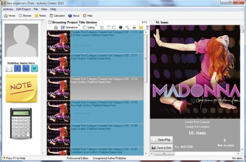 eLibrary Creator 2013 screenshot