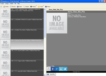 eLibrary Creator 2014 screenshot 3