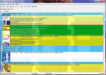 eLibrary Creator screenshot