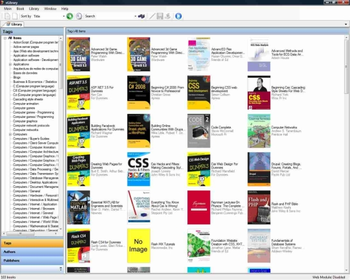 eLibrary screenshot