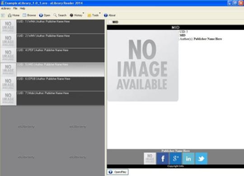 eLibrary Reader 2014 screenshot 2
