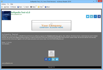 eLibrary Reader screenshot