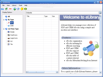 eLibrary screenshot