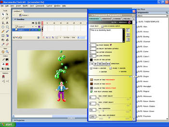 Elite Components, Flash Text Effects screenshot 2