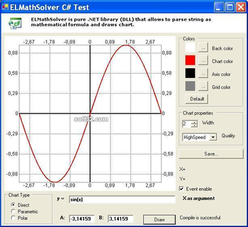 ELMathSolver .NET screenshot 2