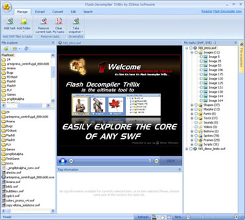 Eltima SWF Decompiler screenshot 2