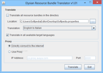 Elysian Resource Bundle Translator screenshot