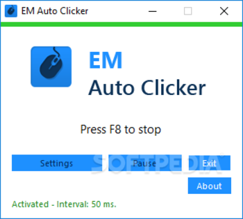 EM Auto Clicker screenshot