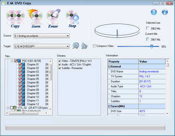 E.M. DVD Ripper screenshot 8