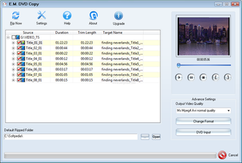 E.M. Free DVD Copy screenshot 4