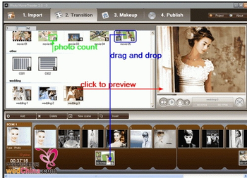 E.M. Free DVD Photo Slideshow screenshot 2