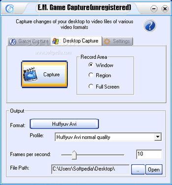 E.M. Game Capture screenshot 2